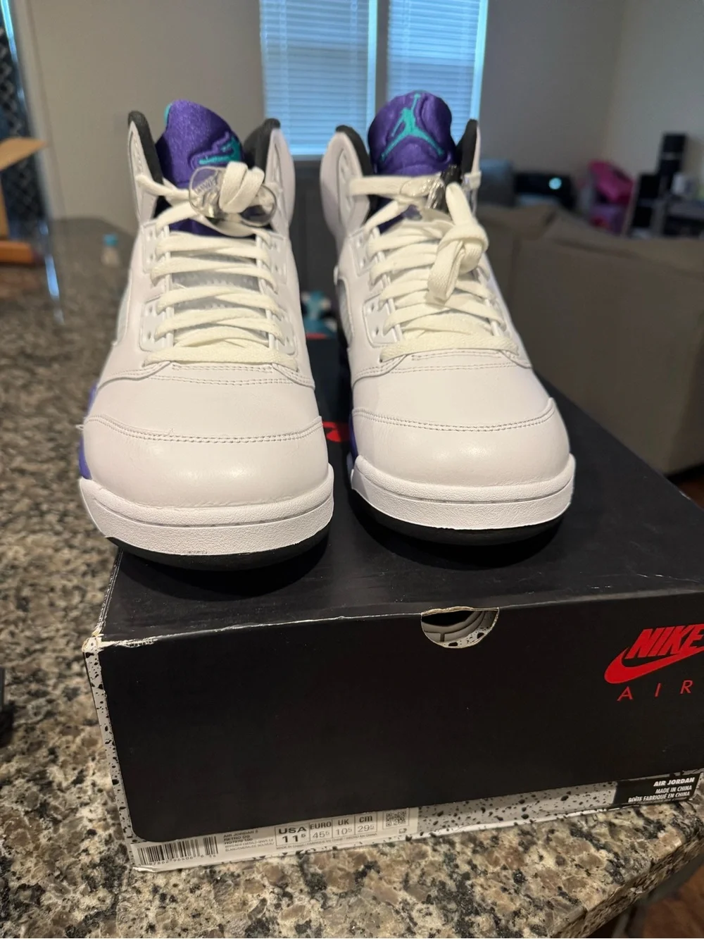 Mens Nike Jordan “ Grape 5s”